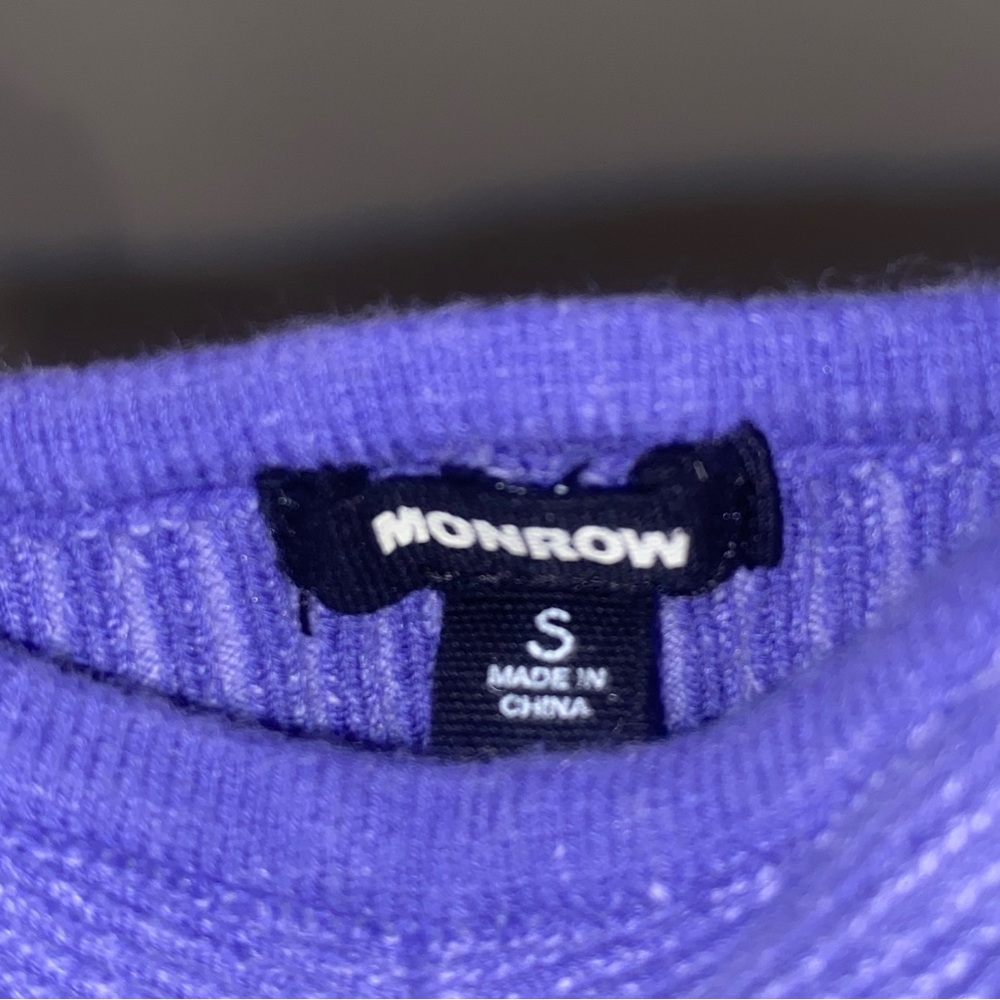 Revolve - Monroe Ribbed Top Purple (Small) - Picture 4 of 4